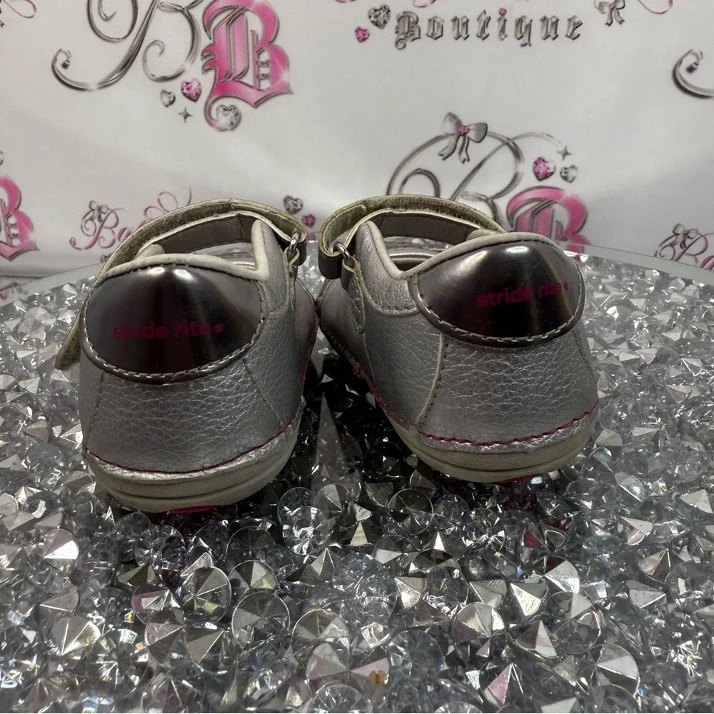Windriver shoes sneakers shiny pink Chic Silver Baby Walker Shoes